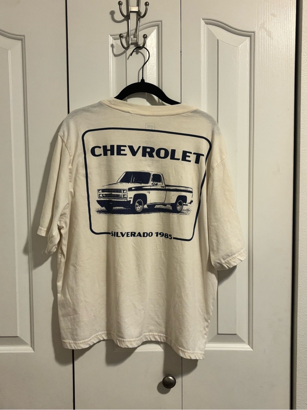 Men’s Cream Graphic T-Shirt - Silverado 1985